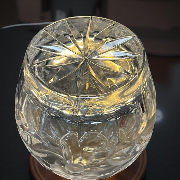 Decanter & Stopper Spring Meadows by Gorham Crystal Hollywood Regency - Picture 10 of 10